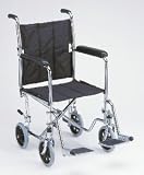 Wheelchair, 19 inch Transport/companion