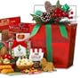 Holiday Gourmet Food Goodies To Go Take Out Box - Christmas Gift Basket