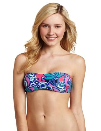 Bikini Lab Women's Love Potion Three Way Convertible Bandeau Bikini Lab Women's Love Potion Three Way Convertible Bandeau