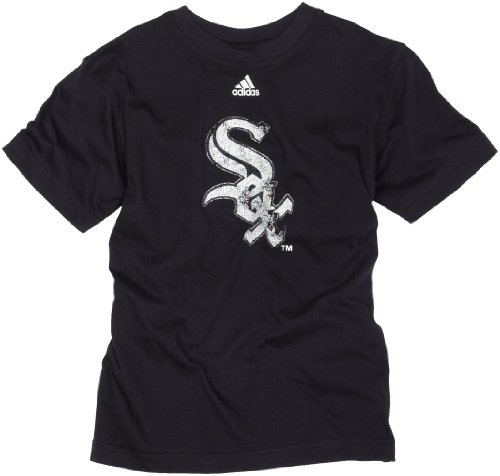 MLB Boy's Chicago White Sox Better Logo Short Sleeve Tee, Black, X-Large
