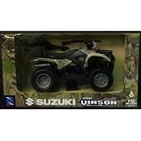 1 12 Suzuki Vinson Auto 500 4x4 Camo ATV by New Ray