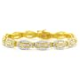 1.00 Carat Diamond Sterling Silver Bracelet - 7.5"