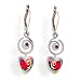Heart & Spiral Earrings #0273