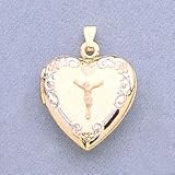 14kt Tri-Color Locket