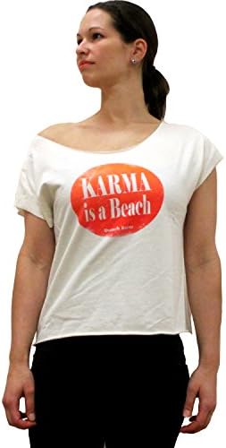 Karma is a Beach vintage T-shirt- Free Shipping! (extra small)