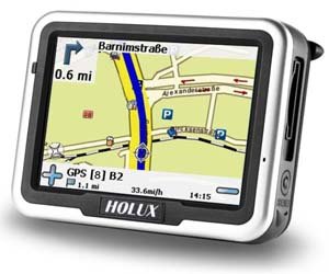 Electronics: Holux GPSmile 52 Voice GPS Navigation System with US & Canada Map, MP3 player, photo viewer.