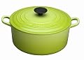 Le Creuset Enameled Cast-Iron 5-1/2-Quart Round French Oven, Kiwi