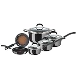 T-Fal Ultimate Enamel 12-Piece Cookware Set, Black