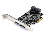 StarTech PEXSATA24E 2-Port eSATA + 4-Port SATA II PCI Express x4 SATA Controller Adapter Card