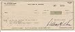 William Asher Signed Original Check