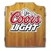 Coors Light Dart Cabinet Includes Darts and Board - Game Room Products > Darts Cabinets > Beer Logos