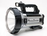 Emergency 10 MILLION Candlepower Halogen AC/DC Rechargeable Spotlight with Weather Alert