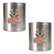 Milwaukee Bucks 2pc Stainless Steel Can Holder Set - Primary Logo NBA Basketball