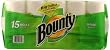 Bounty Paper Towels, White, 15-Count Package