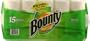Bounty Paper Towels, White, 15-Count Package