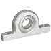 Spyraflo PB0-SR188ZZ 1/4" Inner Diameter, Mounted Miniature Precision Ball Bearing In An Aluminum Housing