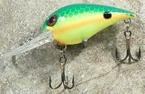 JLVLures Shallow Crankbait Wild Thing : Diver Lures JLV Freshwater Smallmouth Steelhead Pike Salmon Trout Perch Whiper Mid Depth Walleye Casting Bass Hook Treble Bronze Boat Dock Brook Bay Fatty Stump River Trolling Weed Surface Topwater Shad
