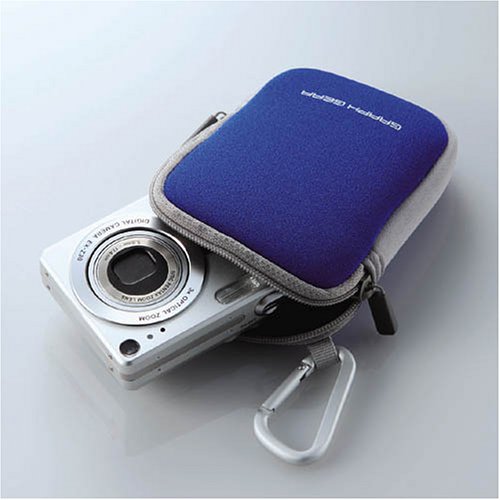 Cover image : ELECOM 伸縮素材採用デジタルカメラケース(参考収納寸法60*25*90)ブルー DGB-026BU
