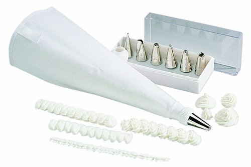 Birkmann 410015 Mini-Dekorations-Set, 9-teilig, 6 T&uuml;llen 3 cm, Spritzbeutel 25 cm, Adapter Preisvergleich