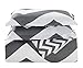 Chezmoi Collection 4-Piece Chevron Zig Zag Patterns Sheet Set (Full, Grey)