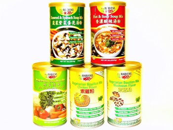 Five Soups & Bouillon Mixes Assorted Cans by Bouillons