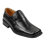 00202 Men's Leather Loafers Black