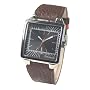 Bench BC0046DBR Gents 3 Hand Quartz Analogue with Black Sunray Dial and Dark Brown Leather Strap Watch