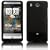 OLIVIASPHONES HTC G3 HERO BLACK SILICONE SKIN PROTECTOR CASE AND SCREEN PROTECTOR