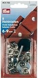 Eigenschaften   / PRYM Hohlniete Messing vernickelt 13 mm 19,166 6 - 9 mm Klemmber.