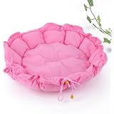Urparcel Pet Puppy Dog Cat Sleeping Bed Cushion Mat Kennel Nest Warm House Pink