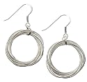 Sterling Silver Small Eternity Earrings