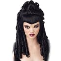 Gothic Black Vampira Wig Adult