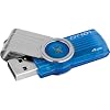 Kingston Digital 4 GB USB 2.0 Hi-Speed Datatraveler Flash Drive DT101G2/4GBZ (Cyan Blue)