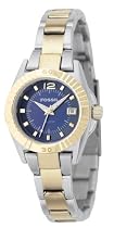 Fossil AM4178 Ladies Stainless Steel Sport Bracelet Watch With Blue Dial