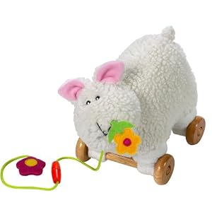 Soft Sheep Pull Along