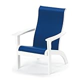 Telescope Casual Marine Grade Polymer Adirondack Sling Chair, Fabric Color