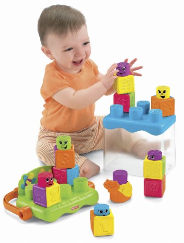 Imagen 4 de Mattel P8793 Fisher Price - Piezas para apilar con caja de almacenaje