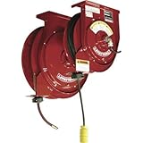 Reelcraft Light and Hose Reel Combo Pack with 3/8in. x 50ft. Hose and 50ft. Cord with Incandescent Light, Model# TP5650OLP-L40501631-92