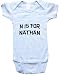 N IS FOR NATHAN / Hurry Up - Name-series - White or Blue Onesie / Baby T-shirt