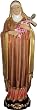 Saint Teresa Statue - Polyresin - 12" Height