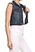 WHITE APPAREL Women's Denim Vest (Basic, Destroyed, Cropped - Various)