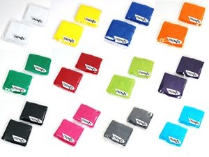COSMOS ® 12 Pairs of Different Color Cotton Sweat Sports Basketball Wristband