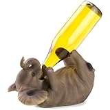 Gifts & Decor Playful Elephant Decorative Wine Bottle Holder Rack