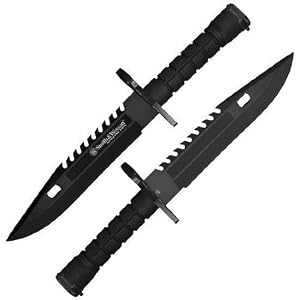 Click here to buy Smith and Wesson SW3B Special Ops M-9 Bayonet Special Force Knife, Black.