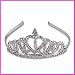 Rhinestone Princess Tiara with Pearls