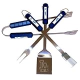 Siskyou MLB Los Angeles Dodgers 4 Piece BBQ Set