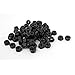 uxcell M6x1mm Zinc Plated Nylock Nylon Insert Hex Lock Nuts Black 100pcs