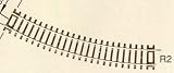 Roco 42422 Curve 358mm R2 30 Deg