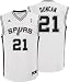 Tim Duncan White Adidas NBA Revolution 30 Replica San Antonio Spurs Youth Jersey