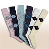 ELT Reitsocken Karo (knielang)